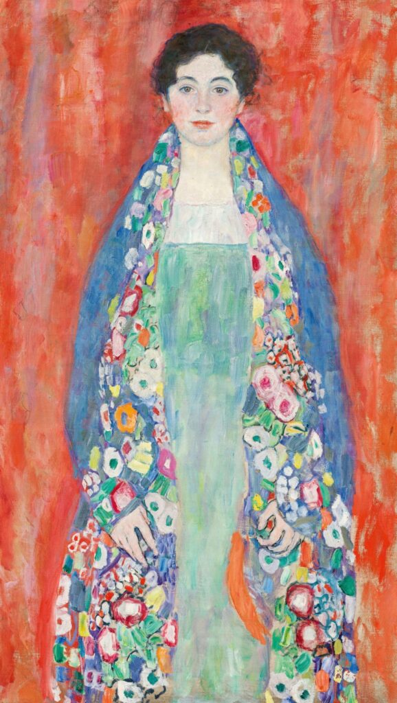 Portret Margarethe Lieser, Gustaw Klimt (1917, olej na płótnie)